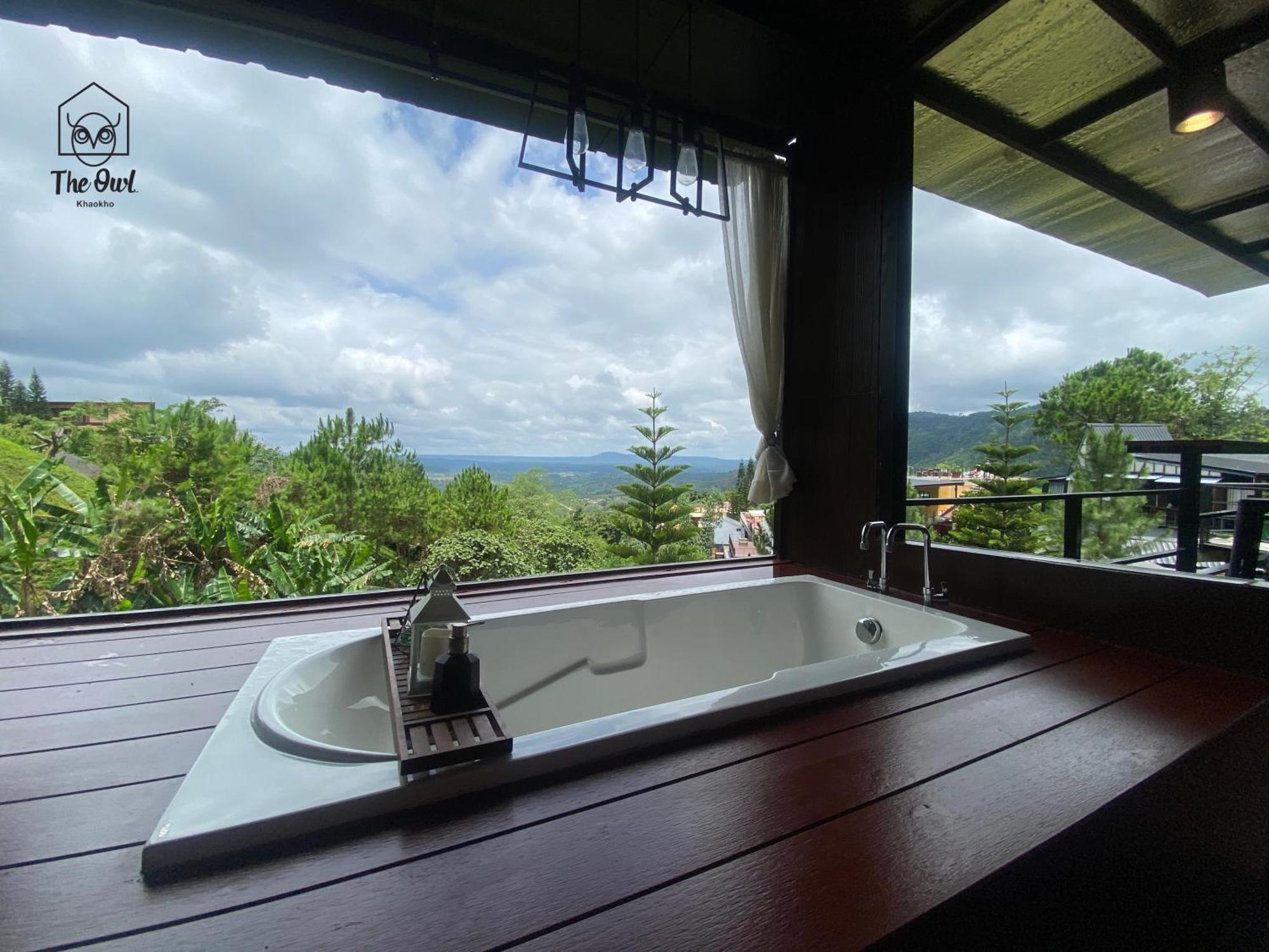 Bed and Breakfast The Owl Khaokho Khao Kho Esterno foto